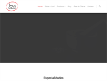 Tablet Screenshot of jovii.com.br